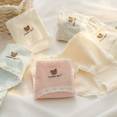 pairs antibacterial 4条女三角裤 women cotton underwear