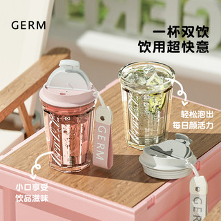 GERM可口可乐联名咖啡杯便携式夏季水杯女生高颜值大容量随手杯子