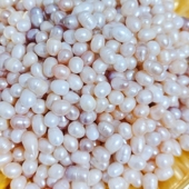 天然淡水无孔没孔清供佛修曼扎装 藏无核中药用磨粉真珍珠称斤散珠