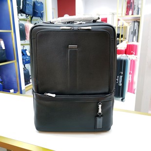 Samsonite 新秀丽牛皮双肩包男正品 商务真皮背包15寸电脑包BZ9