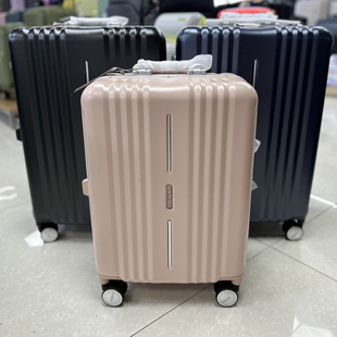 正品美旅拉杆箱时尚铝框硬壳行李箱男女学生旅行飞机轮密码箱NA1