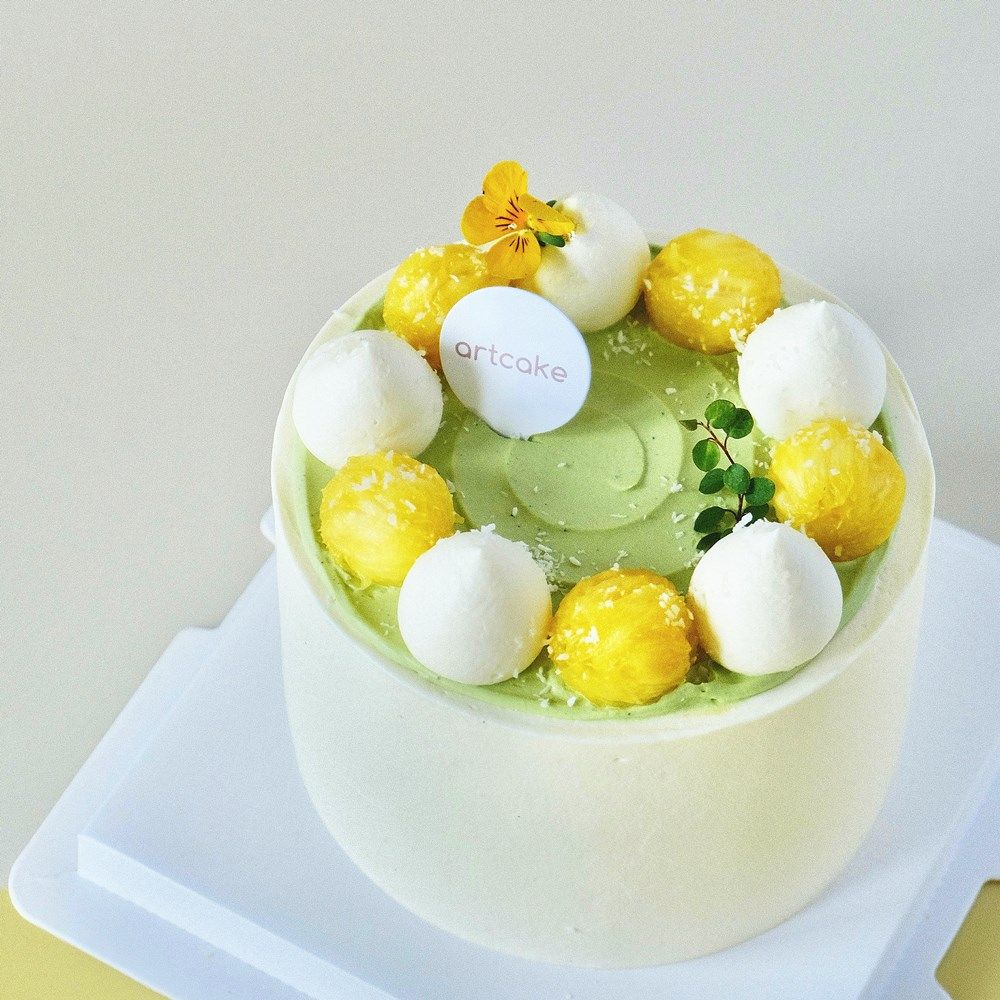 斑斓凤梨生日蛋糕 低糖水果蛋糕 动物奶油成都同城配送