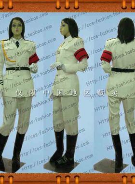 包邮东京大贩卖咎狗之血Shiki白色军装cos服全套cosplay男女服装
