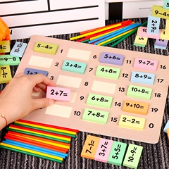 đồ chơi trẻ em mẫu giáo, số lượng các thanh đếm số Ngoài số học kỹ thuật số và giảng dạy trừ toán trợ khối domino 3 6