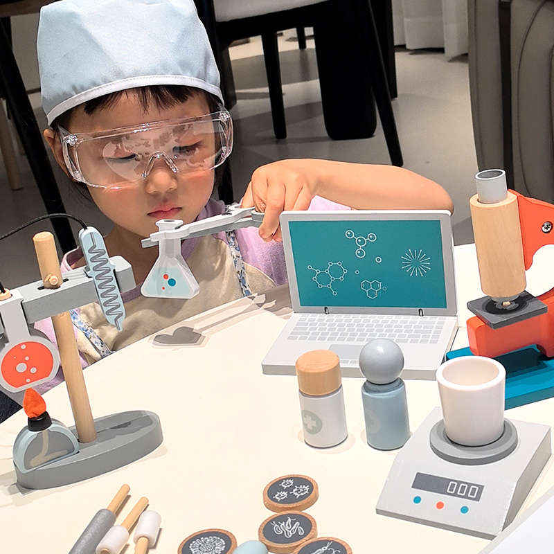 优木仿真过家家科学家实验室玩具