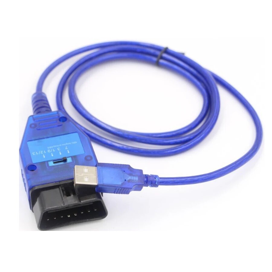VAG 409带开关KKL USB+Fiat Ecu ScanTool 适用大众汽车ABS检测线