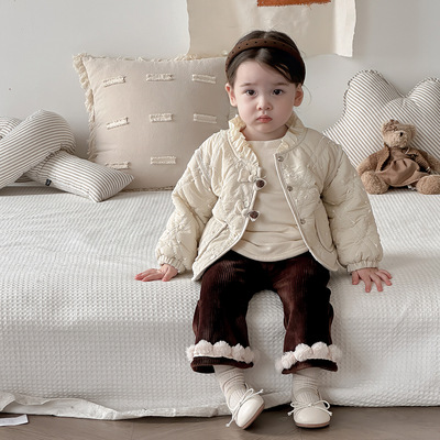 【2折专区】棉服婴儿棉衣女韩版公主夹棉袄外套冬季加绒外出服
