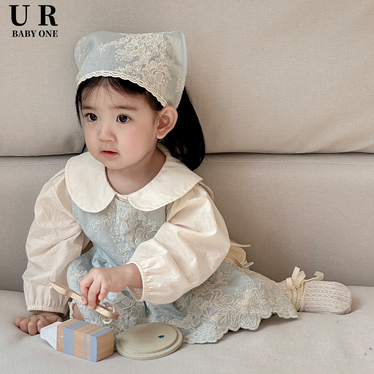 【三折专区】婴儿衣服春装婴幼儿连体衣宝宝包屁衣公主套装外出服