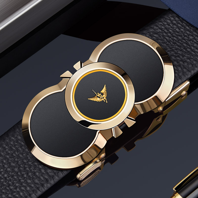 英皇保罗男士皮带正品新款百搭腰带商务礼品服饰商务潮流自动扣