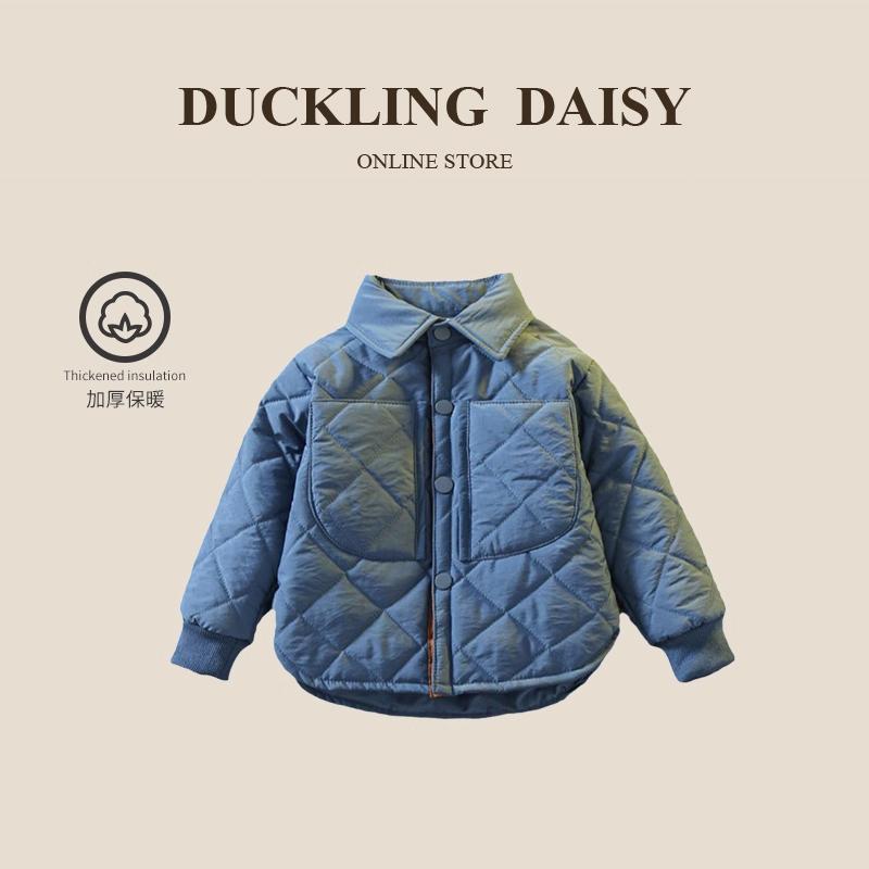 2025新款男童简约轻薄棉衣