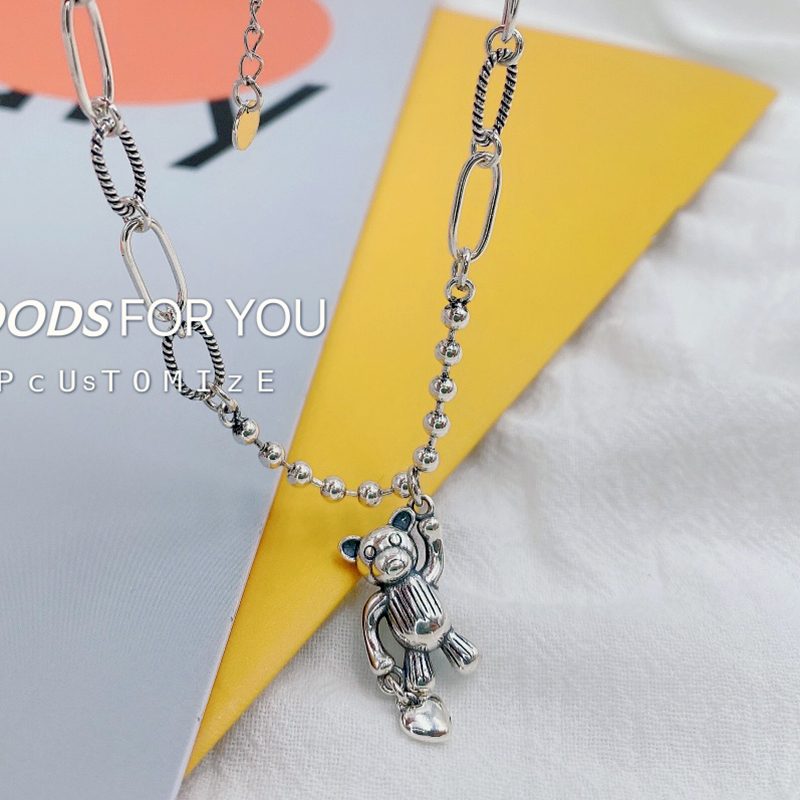 项链吊坠冷淡风小众设计感银饰品