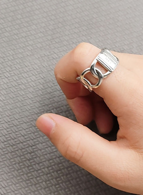 925纯银流行饰品英文字母镂空