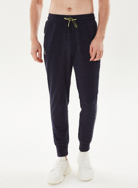 瑞士美丽诺羊毛男士户外休闲裤保暖透气排汗运动裤健身速干束脚裤