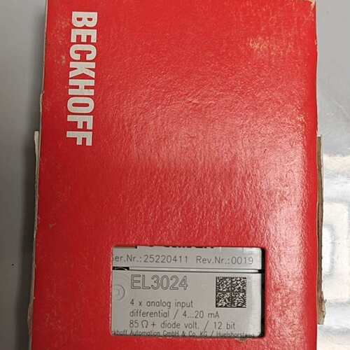 {议价}倍福BEHOFF EL3024模块，全新原装，4路模拟量