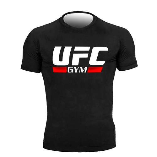 拳击毒液MMAT恤泰拳紧身短袖武林风UFC格斗散打夏高弹速干衣定制