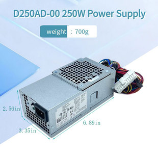 全新DELL戴尔小机箱24针电源TEX D250AD H250AD L250PS
