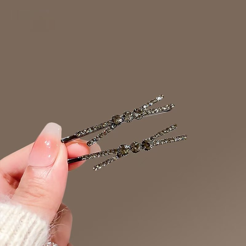韩国精致发卡女交叉一字夹高级感水钻侧边夹子头饰气质刘海夹对夹,饰品/流行首饰/时尚饰品新,发饰,淘宝优惠券,粉丝福利购,淘宝优惠卷