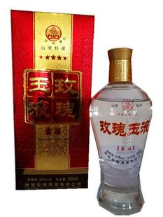 山东平阴特产玫瑰酒玫瑰玉液露酒500ml 包损玫瑰鲜花酿造 包邮 54度