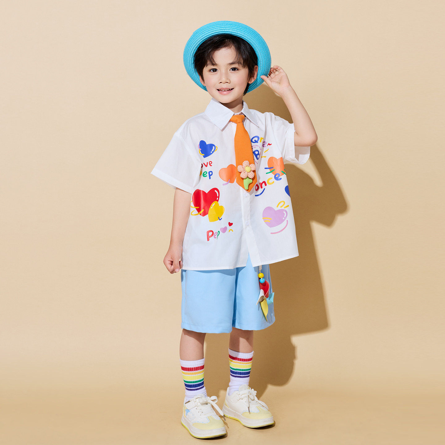 六一儿童演出服蓬蓬裙小学生合唱表演班服套装女童主持礼服公主裙