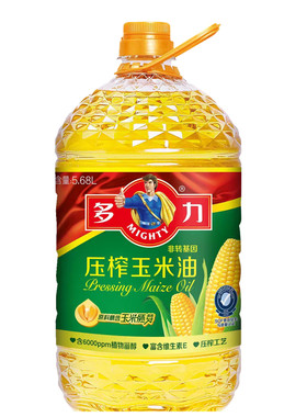 多力压榨玉米油富含维生素包装