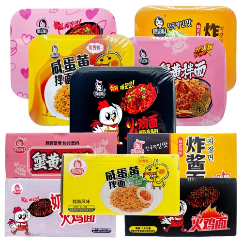 俏逗妈113g方便面速食盒装