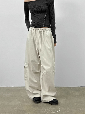 form韩国2026秋季rawrow新款时尚百搭宽松显瘦休闲裤工装裤