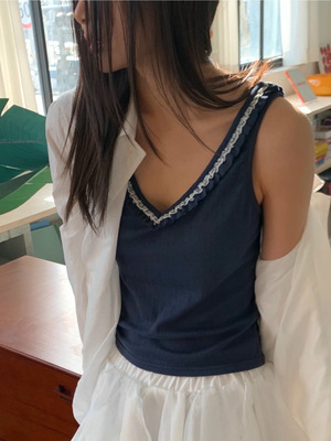 Form26新春EXCUSE韩国东大门lvc蕾丝吊带背心女