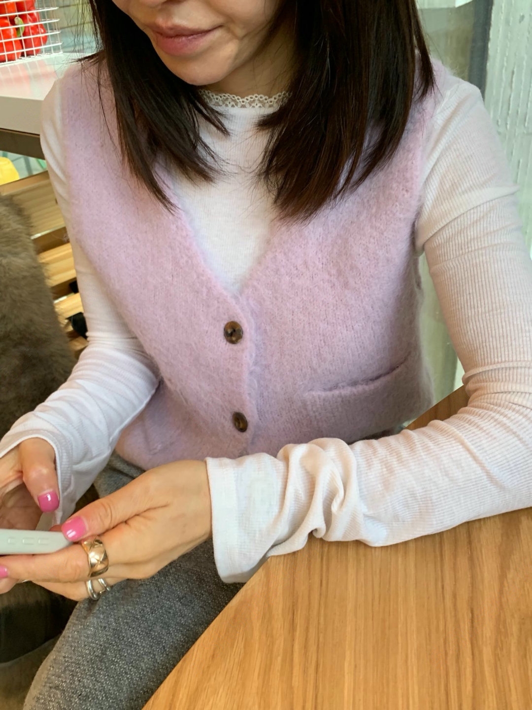 form韩国2025秋冬tara by motion新款百搭宽松显瘦马甲背心