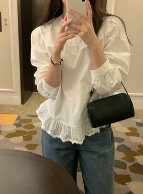 form韩国2025秋季seconddress新款时尚百搭宽松显瘦打底衫衬衫