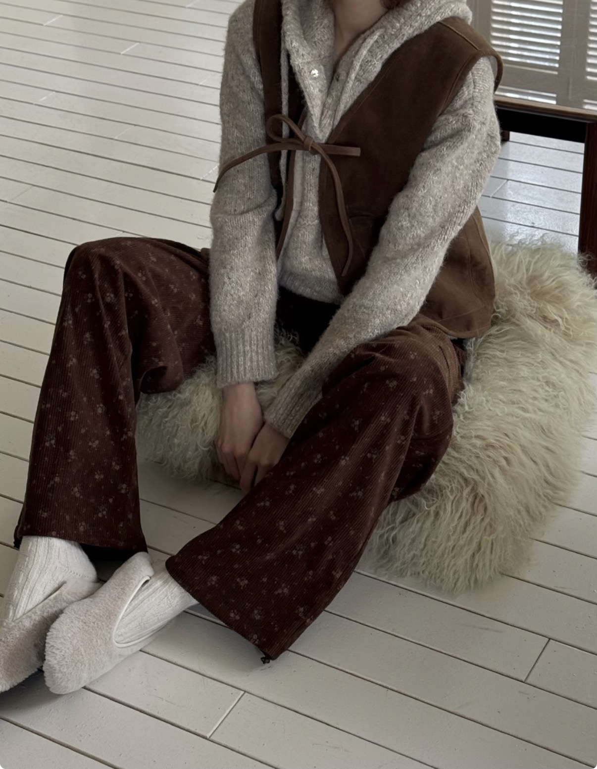 Form韩国2025冬季新款morethanyesterday时尚百搭宽松显瘦马甲