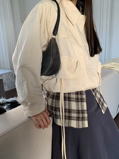 Form韩国东大门morethanyesterday25年春夏款 休闲翻领口袋短外套