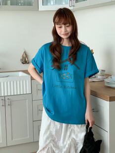 Form韩国2026春季BEFORE SUNRISE新款时尚百搭宽松休闲短袖T恤女