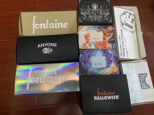 花切扑克条形盒 uspcc方丹A1花式条形盒 6副12副装收纳（不含牌）