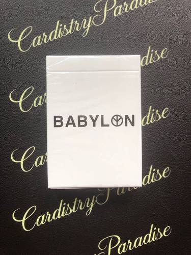 fontaine白色扑克牌夜光方丹