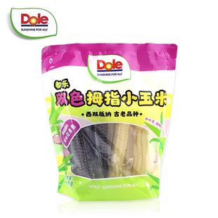 Dole都乐西双版 纳拇指玉米1袋469g双色糯玉米棒非转基因真空包装