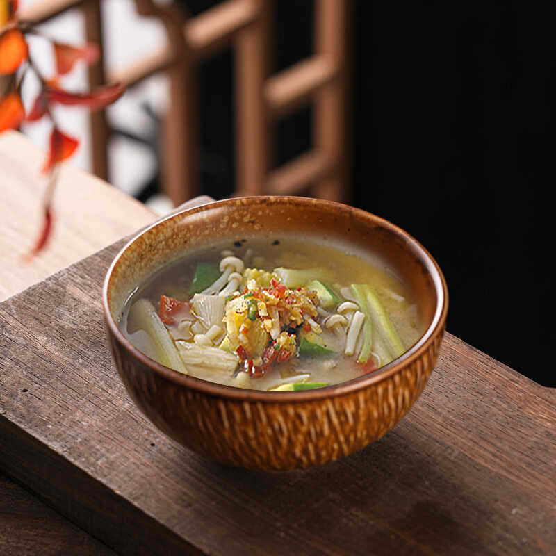 新款高颜值纹理小号吃饭碗创意