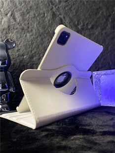 INS简约纯色360旋转支架皮套适用ipad保护套10.2寸苹果Air4 5平板套10.9寸防摔ipadpro11寸半包Pro12.9寸硬壳