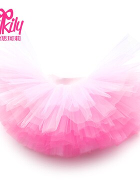 蓬蓬裙半身裙女童芭蕾超短裙tutu