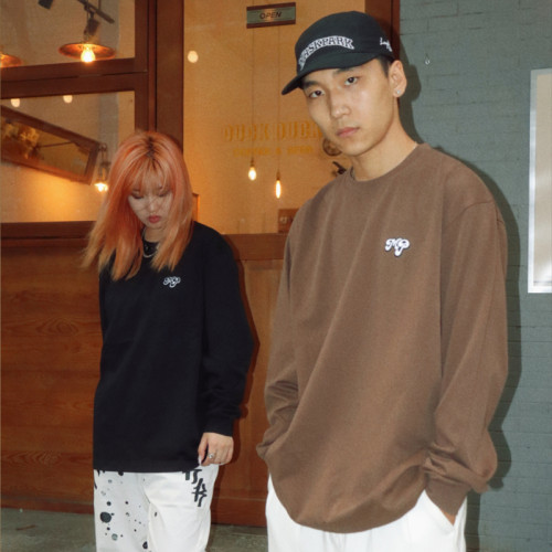 MASKPARK长袖T恤男女刺绣