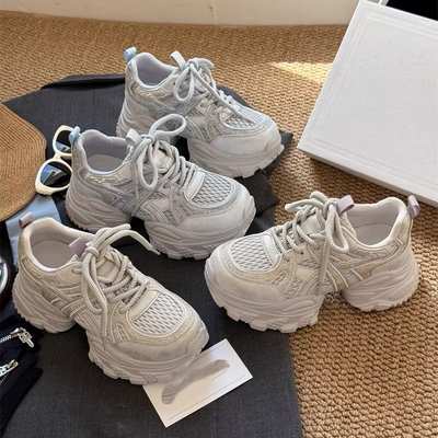 厚底轻便防滑老爹鞋2025新款