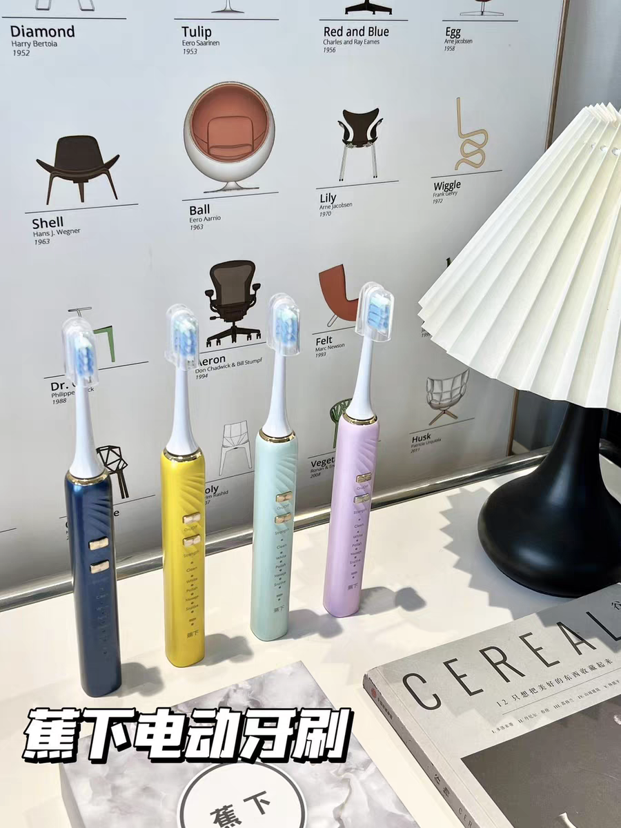 适用于蕉下LM001电动牙刷头新品单独刷头软毛成人家用牙刷情侣装