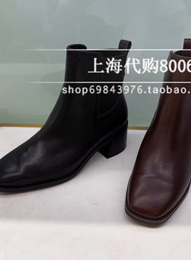 tigrisso/蹀愫2025冬季女靴增高一脚蹬切尔西靴短靴女TA65733-51