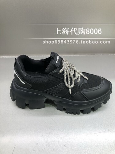 系带圆头厚底老爹鞋思加图女鞋