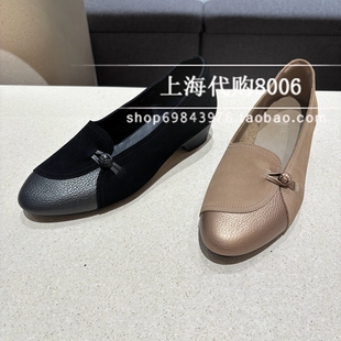 深口单鞋 时尚 盘扣正装 achette雅氏2025春季 女 新中式 皮鞋 4SG1 女鞋