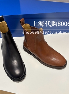 Dissona迪桑娜2025冬季女靴切尔西靴平跟圆头女短靴193560 193580