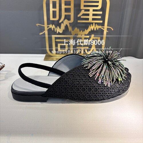 MIO米奥2026夏季女鞋专柜正品烟花水钻凉鞋鱼嘴凉拖鞋 M263126209