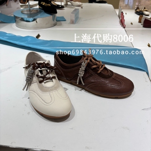 思加图2026春季女鞋小琴键复古德训鞋阿甘鞋平底休闲鞋单鞋 EG701