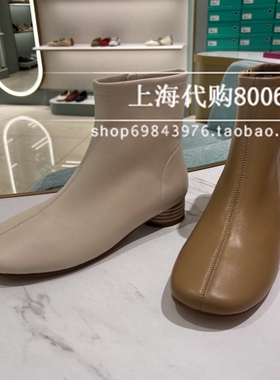 tigrisso蹀愫2025冬季女鞋圆头薄底时装靴平跟超软短靴TA65709-11