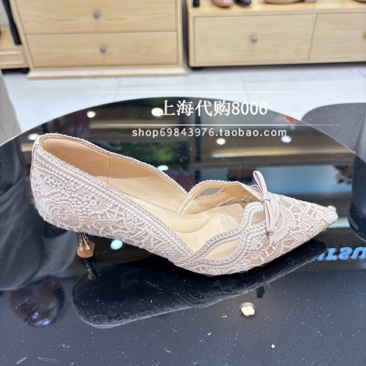natursun娜冉2026春季女鞋专柜正品尖头高跟鞋浅口单鞋 N26124206