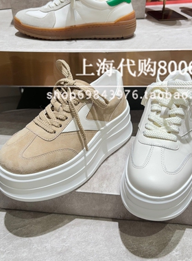 Le saunda莱尔斯丹2026春季女鞋专柜正品厚底休闲鞋小白鞋7M62401